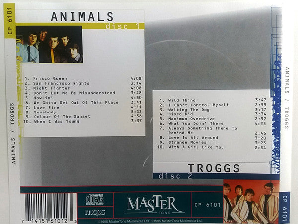 The Animals / The Troggs : Animals / Troggs (2xCD, Comp)