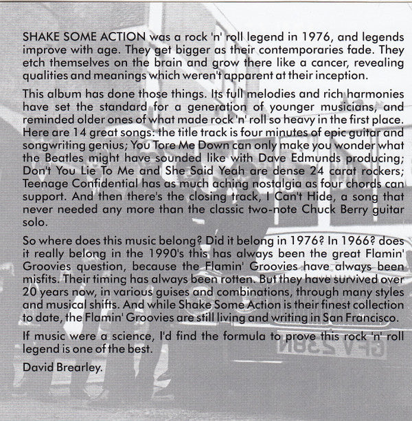 Flamin' Groovies* : Shake Some Action (CD, Album, RE)