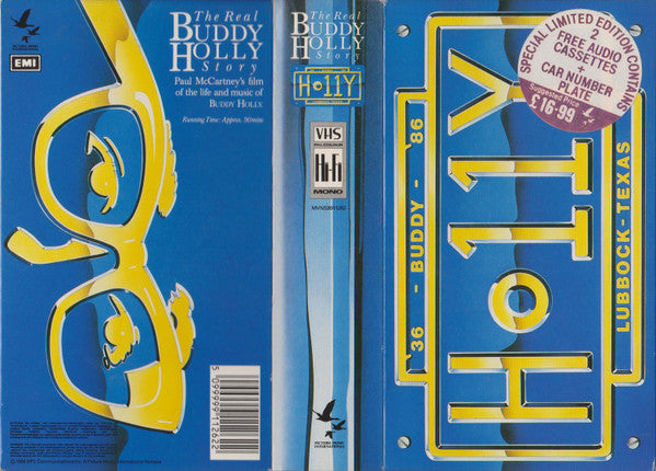 Buddy Holly : The Real Buddy Holly Story (VHS, Mono, Ltd, S/Edition, PAL, Hi- + 2xCass, Comp)