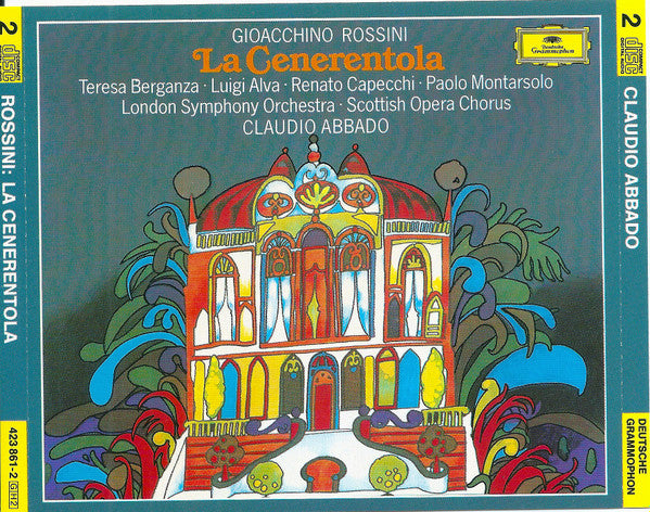 Gioacchino Rossini - Teresa Berganza · Luigi Alva · Renato Capecchi · Paolo Montarsolo · London Symphony Orchestra · Scottish Opera Chorus · Claudio Abbado : La Cenerentola (2xCD, Album, RE, RM + Box, Sli)
