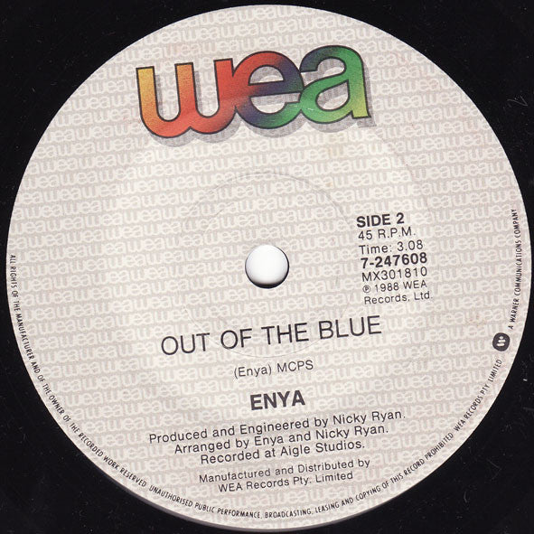 Enya : Orinoco Flow (7", Single)