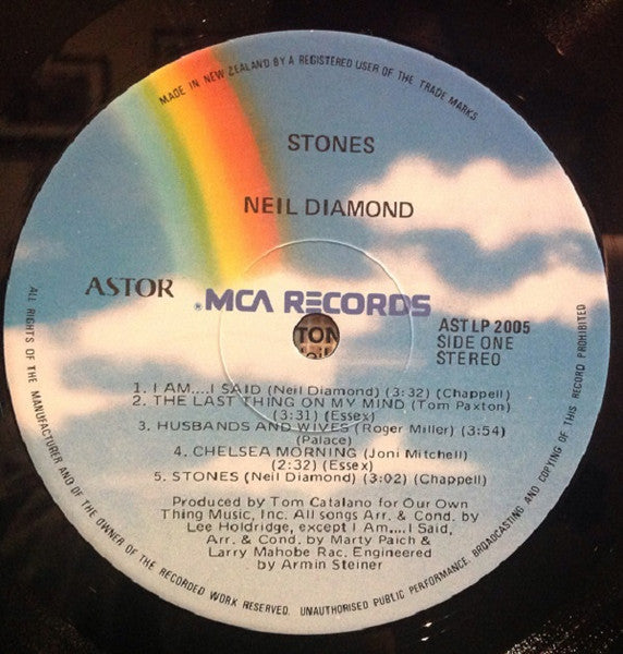 Neil Diamond : Stones (LP, Album, RE)