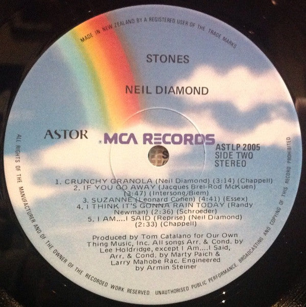Neil Diamond : Stones (LP, Album, RE)