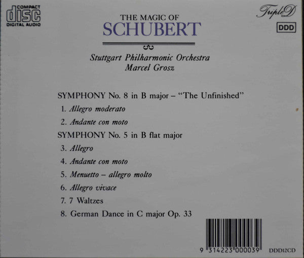 Schubert*, Stuttgart Philharmonic Orchestra* : The Magic Of Schubert (CD, Album)