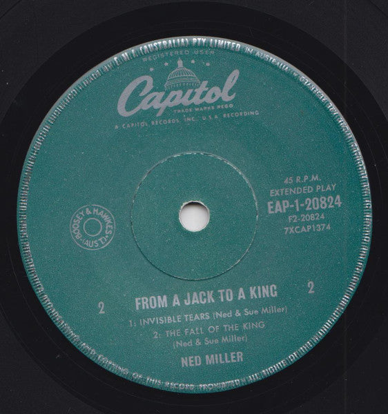 Ned Miller : From A Jack To A King (7", EP)