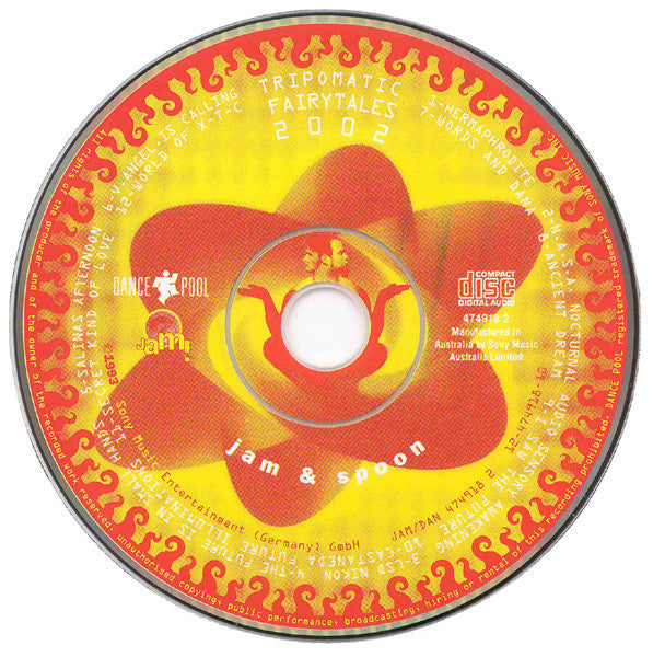 Jam & Spoon : Tripomatic Fairytales 2002 (CD, Album)