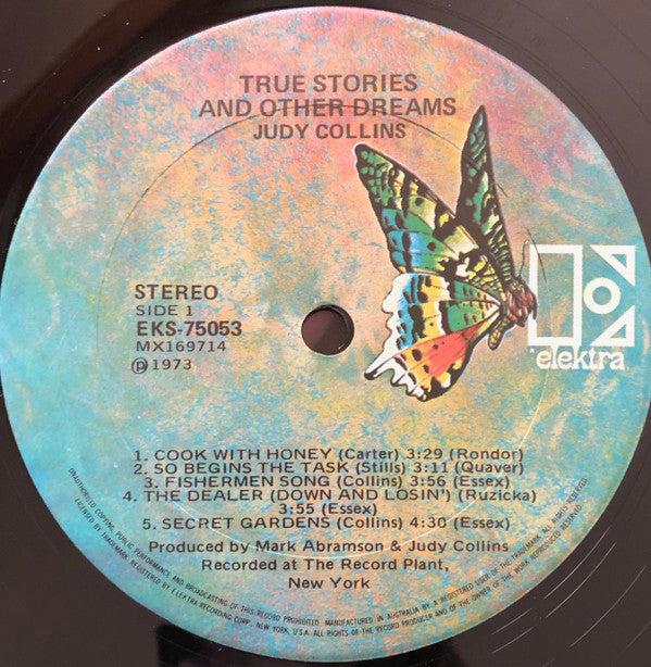 Judy Collins : True Stories And Other Dreams (LP, Album)