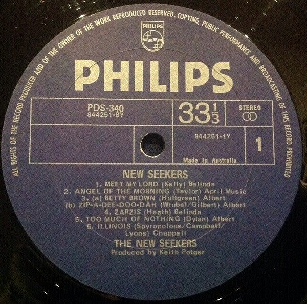 The New Seekers : New Seekers (LP, Album, Gat)
