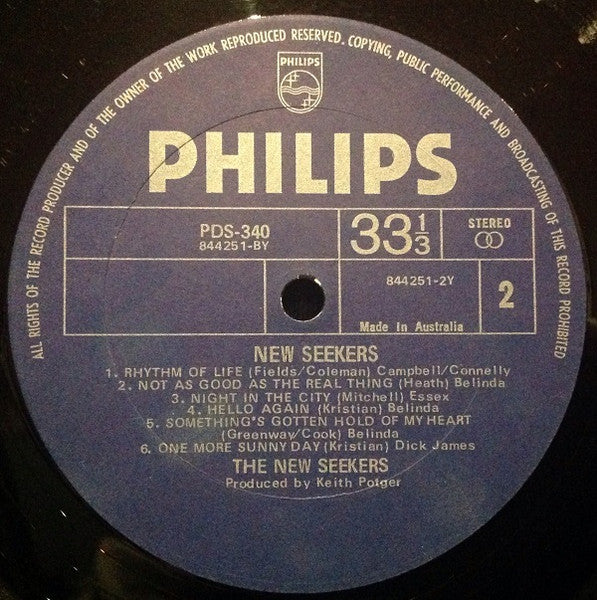 The New Seekers : New Seekers (LP, Album, Gat)