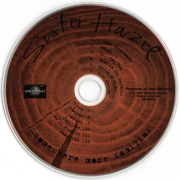 Sister Hazel : ...Somewhere More Familiar (CD, Album)
