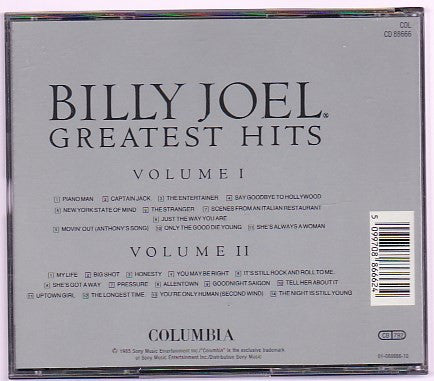 Billy Joel : Greatest Hits Volume I & Volume II (2xCD, Comp, RE, Fat)