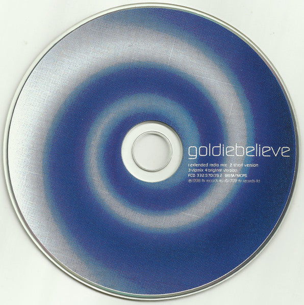 Goldie : Believe (CD, Single, Promo)