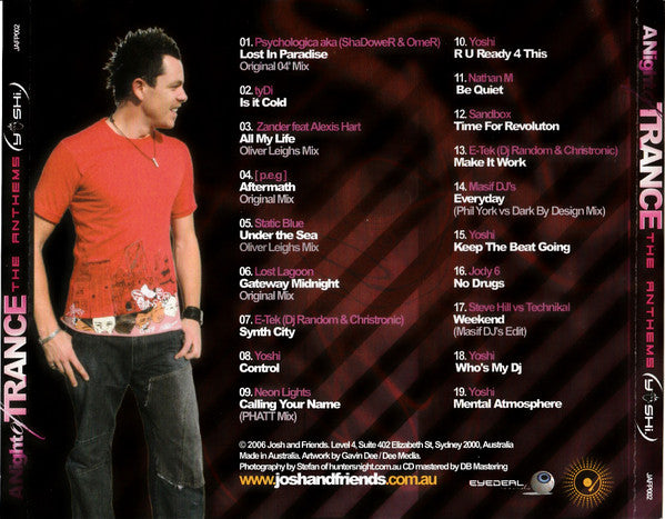 Yoshi (3) : A Night Of Trance - The Anthems (CD)
