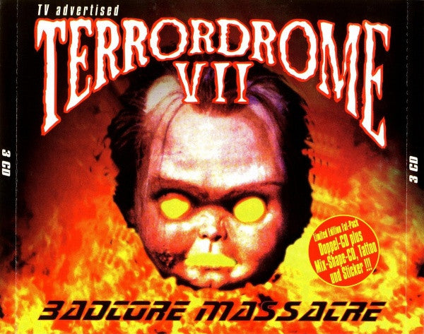 Various : Terrordrome VII (Badcore Massacre) (2xCD, Comp + CD, Mixed)