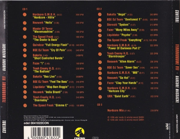 Various : Terrordrome VII (Badcore Massacre) (2xCD, Comp + CD, Mixed)
