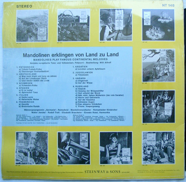 Willi Althoff : Mandolinen erklingen von Land zu Land (LP, Comp)