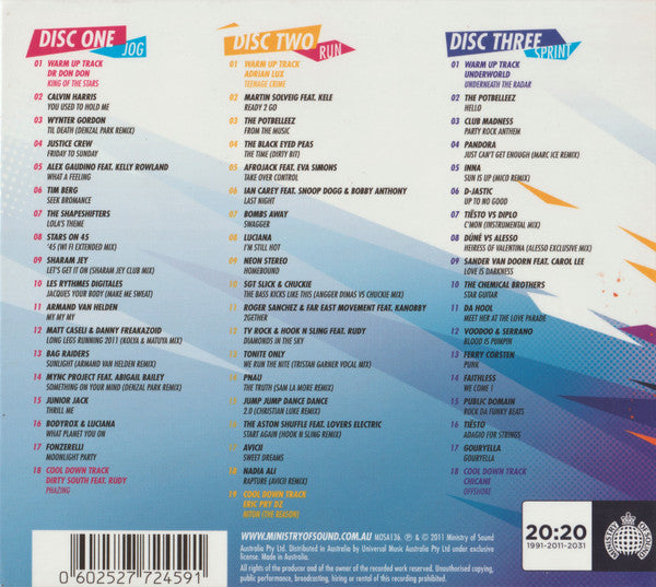 Various : Running Trax Winter 2011 (3xCD, Comp, Mixed)