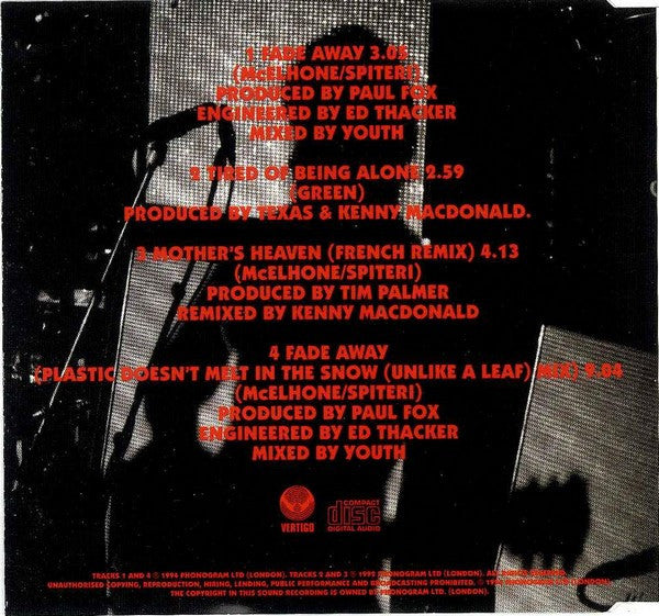 Texas : Fade Away (CD, Single)