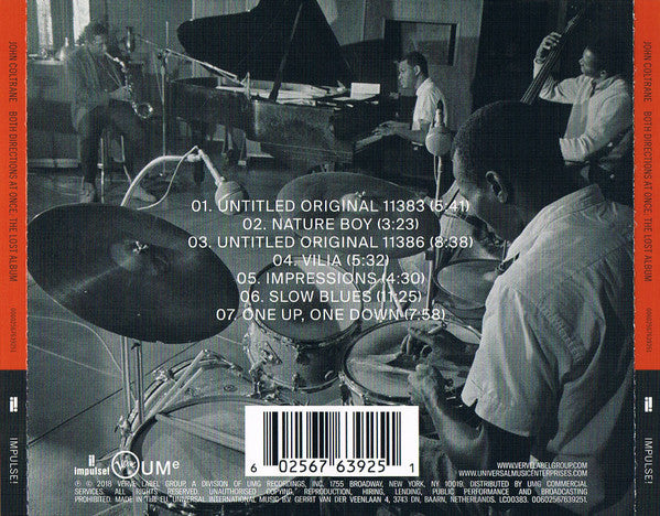 John Coltrane : Both Directions At Once: The Lost Album (CD, Album, Mono)