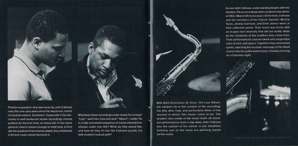 John Coltrane : Both Directions At Once: The Lost Album (CD, Album, Mono)