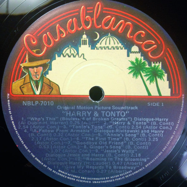 Bill Conti : Harry & Tonto (LP, Album)