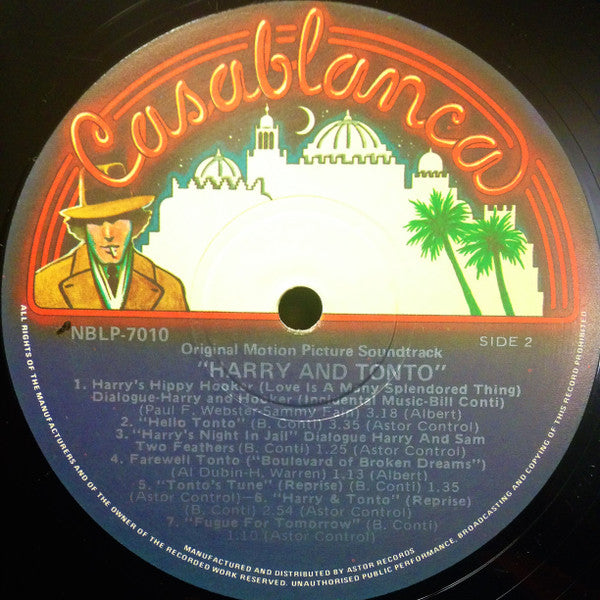 Bill Conti : Harry & Tonto (LP, Album)