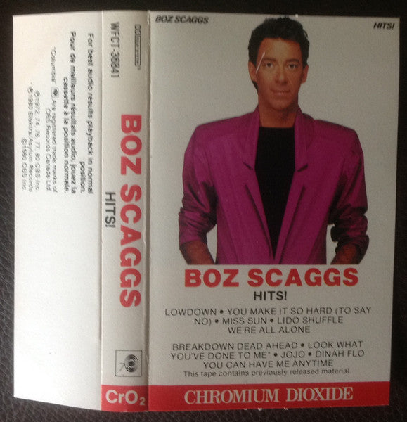 Boz Scaggs : Hits! (Cass, Comp)