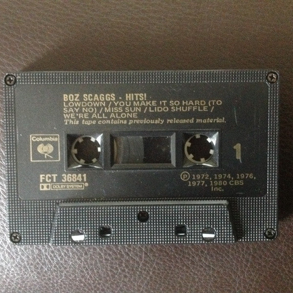 Boz Scaggs : Hits! (Cass, Comp)