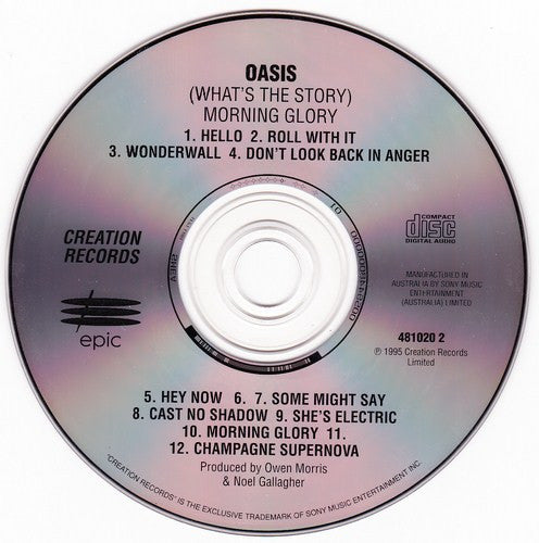 Oasis (2) : (What's The Story) Morning Glory? (CD, Album)