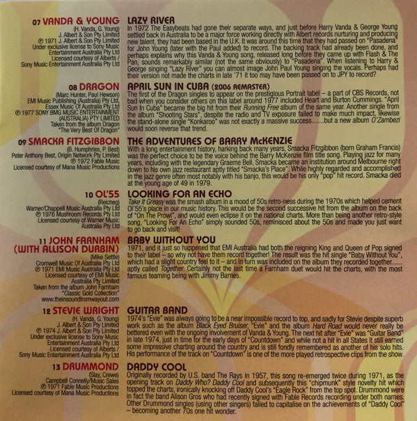 Various : Rock Me Gently (Australian Pop Of The 70s Vol 4) (2xCD, Comp)