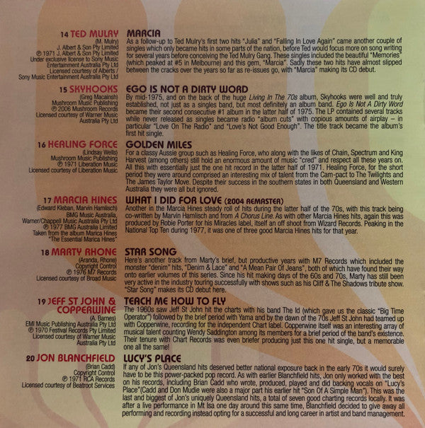 Various : Rock Me Gently (Australian Pop Of The 70s Vol 4) (2xCD, Comp)