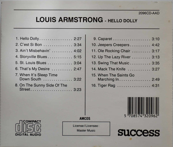 Louis Armstrong : Hello Dolly (CD, Comp)