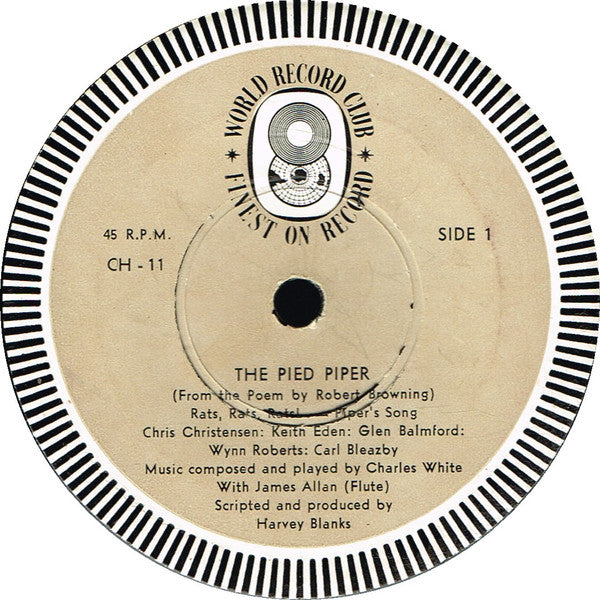 Various : The Pied Piper (7", EP, Mono, Club)