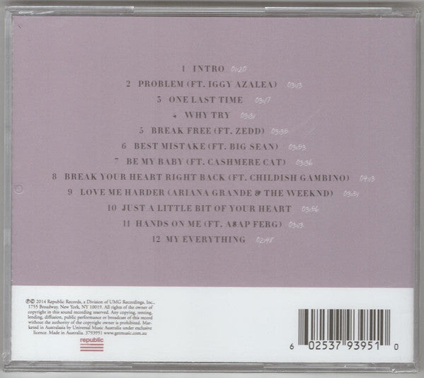 Ariana Grande : My Everything (CD, Album)