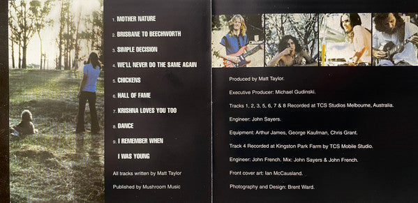 Matt Taylor (3) : Straight As A Die (CD, Album, RE, SME)