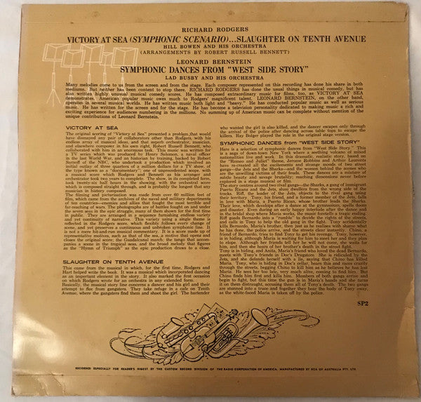 Lad Busby And His Orchestra, Leonard Bernstein, Hill Bowen And His Orchestra, Richard Rodgers : (Untitled) (LP, Mono)