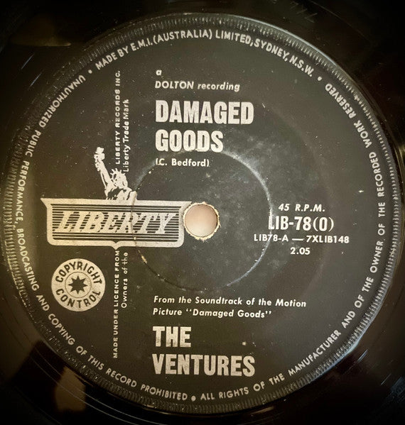 The Ventures : Damaged Goods (7")