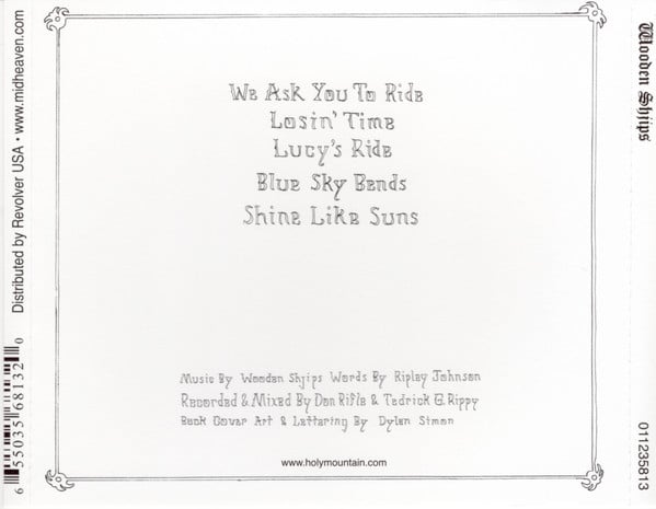 Wooden Shjips : Wooden Shjips (CD, Album)