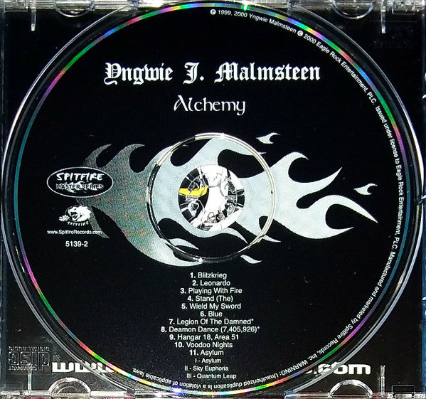 Yngwie J. Malmsteen's Rising Force : Alchemy (CD, Album, RE)