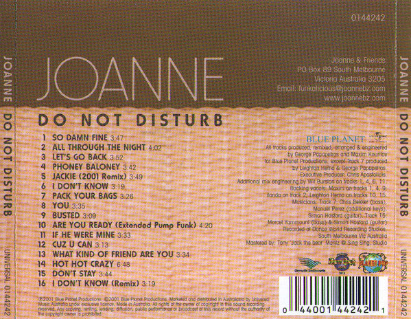 Joanne (2) : Do Not Disturb (CD, Album, Sli)