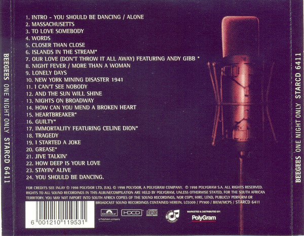 Bee Gees : One Night Only (HDCD, Album)