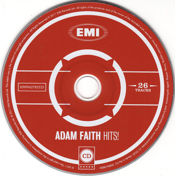 Adam Faith : Hits! (CD, Comp)