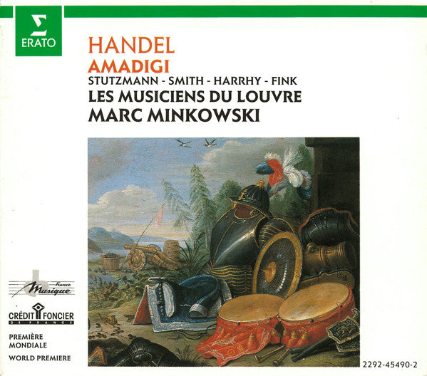 Handel* – Stutzmann*, Smith*, Harrhy*, Fink*, Les Musiciens Du Louvre, Marc Minkowski : Amadigi (2xCD, Album, RP + Box, Sli)