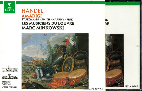 Handel* – Stutzmann*, Smith*, Harrhy*, Fink*, Les Musiciens Du Louvre, Marc Minkowski : Amadigi (2xCD, Album, RP + Box, Sli)