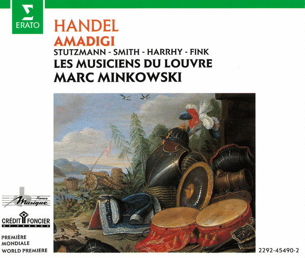 Handel* – Stutzmann*, Smith*, Harrhy*, Fink*, Les Musiciens Du Louvre, Marc Minkowski : Amadigi (2xCD, Album, RP + Box, Sli)