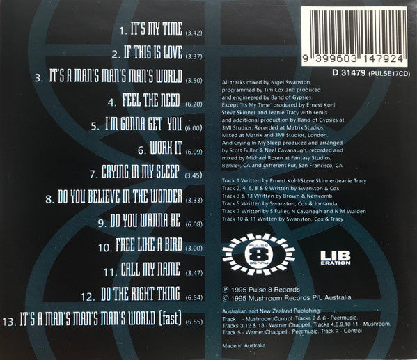 Jeanie Tracy : It's My Time (CD, Album)