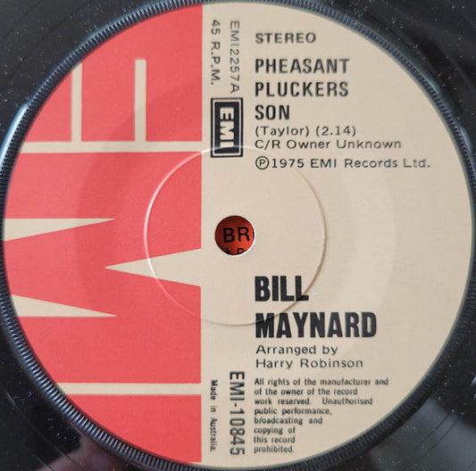 Bill Maynard : Pheasant Pluckers Son / She Was (7", Single)