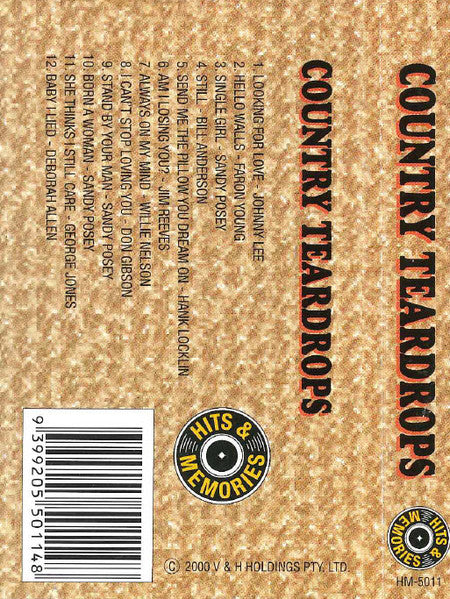 Various : Country Teardrops (Cass, Comp)
