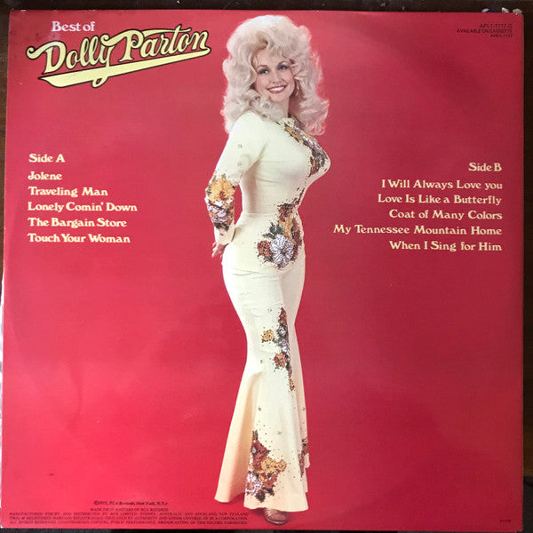 Dolly Parton : Best Of Dolly Parton (LP, Comp, Gat)