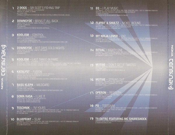 DJ Shredlock : Nokia Terminal 9 (CD, Comp, Mixed)